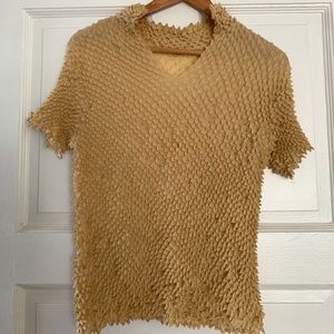 Vintage Issey Miyake Pleated Tee